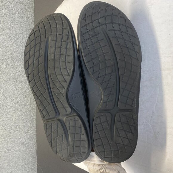 OOFOS OOahh Sport Flex Size M14/W16-47 Black Slide Recovery Sandals Lightweight‎ main image 4
